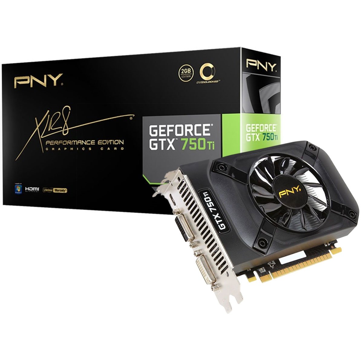 Amazon.com: PNY XLR8 GeForce GTX 750 Ti Overclocked 2GB GDDR5